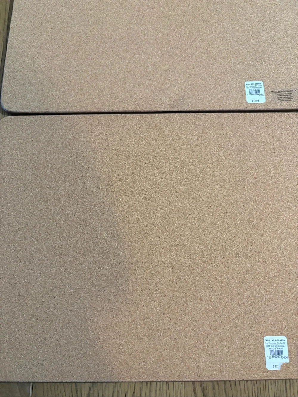 Williams Sonoma Cork Cutting/Serving Board in Natural Cork